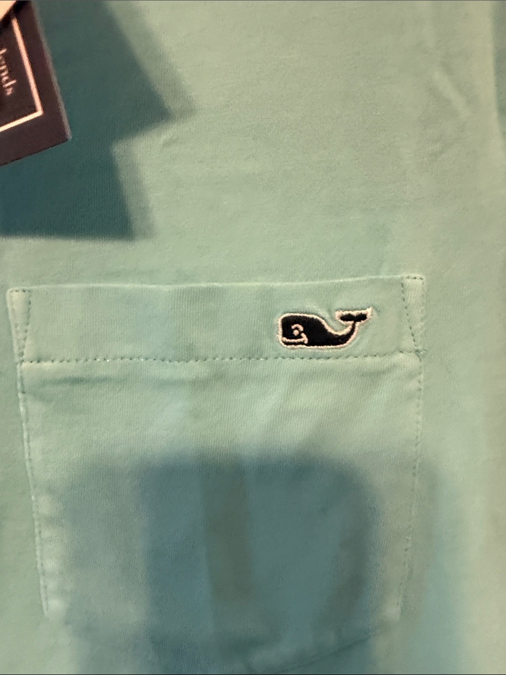 Vineyard Vines Men’s Aqua Pocket Polo-Size: XS/NWT - Picture 5 of 11